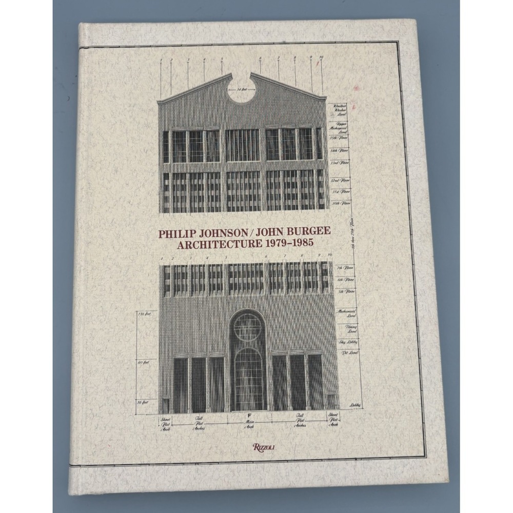 Philip Johnson John Burgee Architecture 1979-1985 Book 12.5" Tall